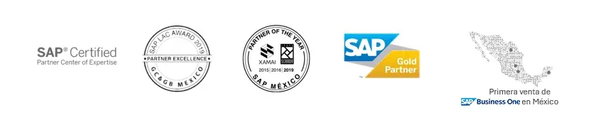 cintillo números de SAP Business One de Xamai